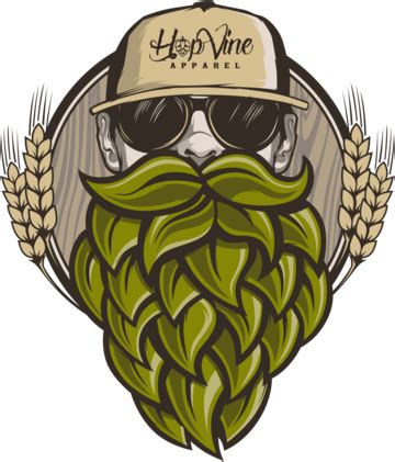 ZZ Hop Front Design – Hop Vine Apparel | Logos de cerveza, Arte de la ...