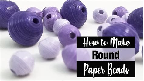 Round Paper Beads – Paper Bead Rollers | Jewelry Findings and Supplies