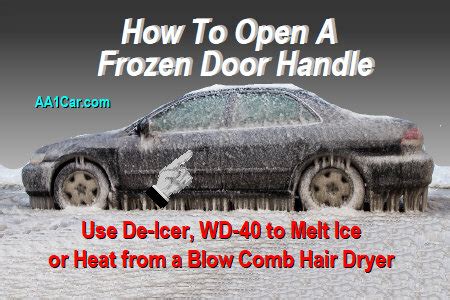 How To Open a Frozen Car Door