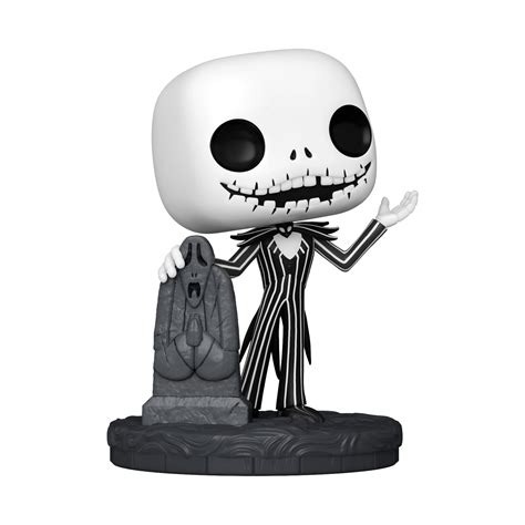 Funko POP! Disney The Nightmare Before Christmas Jack Skellington with Gravestone 4.4-in Vinyl ...