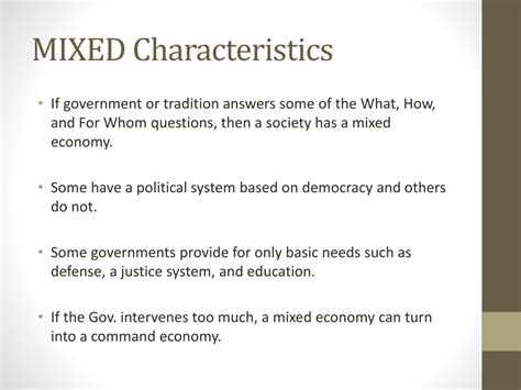 Characteristics Of Mixed Economy / A mixed economic system. Which Countries Have a Mixed ...