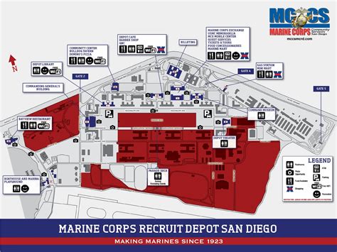 Base Access at MCRD San Diego Bootcamp USMC Bootcamp Recruit Training MCRD