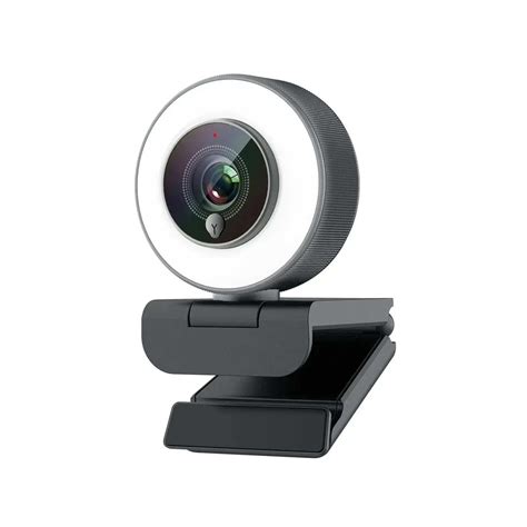 Streaming 1080P HD Webcam Built in Adjustable Ring Light