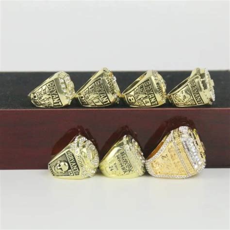 7 Pcs Los Angeles Lakers Rings Set NBA Championship Rings – Championship Rings Store