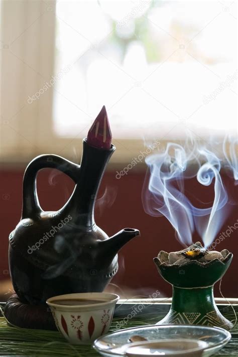 Ethiopian traditional coffee ceremony — Stock Photo © fbxx #74259141