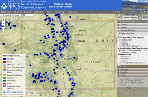 Colorado Snowpack Map - lasopakart