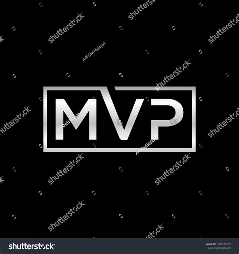 Mvp Logo Design Abstract Monogram Simple Stock Vector (Royalty Free ...