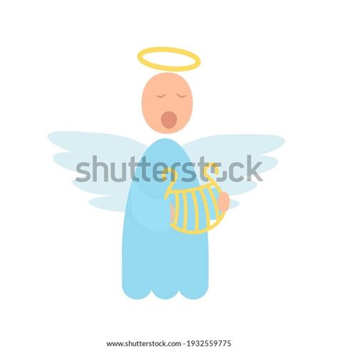 Angel Choir Singer Simple Icon Clipart Stock Vector (Royalty Free ...