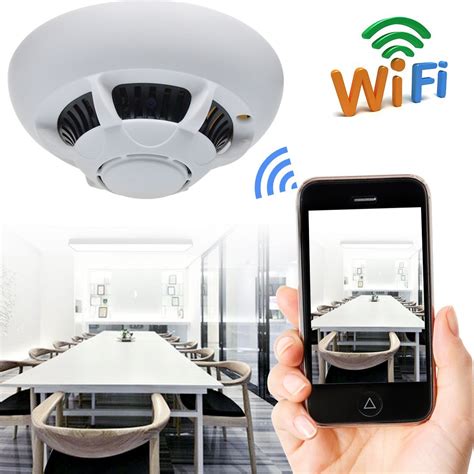 Spy IP Camera Smoke Detector [WiFi] - Spy Goodies