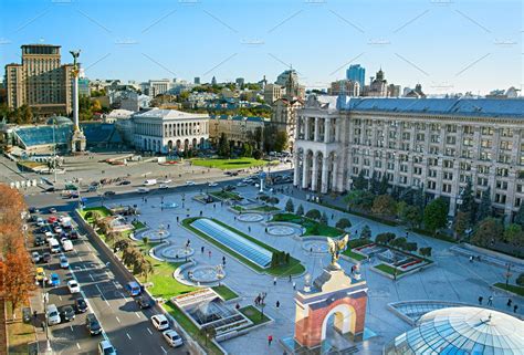 Kiev city center, Ukraine | Architecture Stock Photos ~ Creative Market