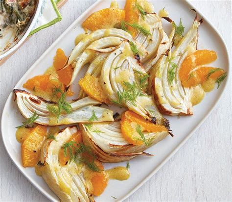 Roasted fennel with orange dressing recipe | Chatelaine | Recipe | Fennel recipes, Roasted ...