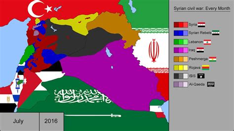 Syrian Civil War Map June 2022