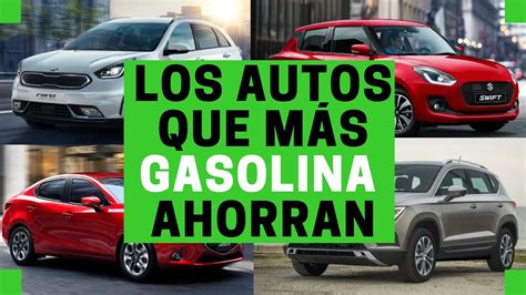 Los autos más AHORRADORES de GASOLINA | Motoren Mx - YouTube