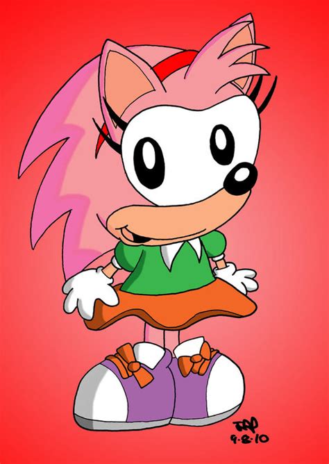 Classic Amy Rose by JimmyCartoonist on DeviantArt