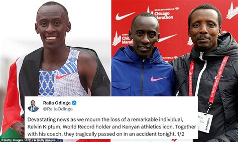 World marathon record holder Kelvin Kiptum, 24, dies in a car crash