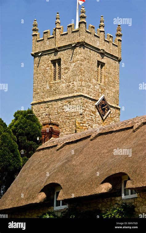 Godshill village church, Isle of Wight , UK Stock Photo - Alamy