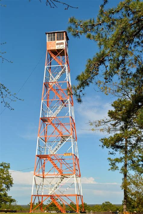 Fire Lookout Tower stock image. Image of fire, safety - 30950933