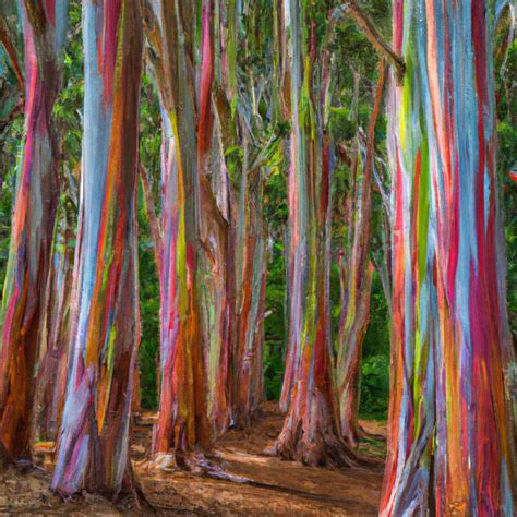 Rainbow Eucalyptus Trees in Hawaii: A Colorful Wonder of Nature - TooLacks