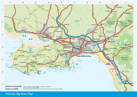 Map of Swansea - Wales Airshow