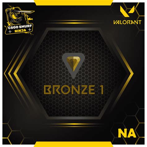 Valorant | Bronze 1 Rank | NA Region - CsgoSmurfNinja