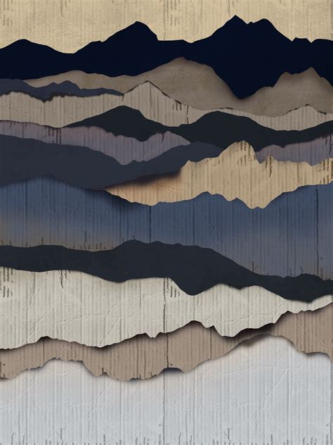 Abstract Mountains Wallpaper - Happywall