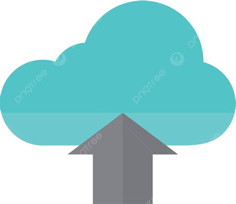 Flat Icon Cloud Upload Vector Line Icons Vector, Vector, Line, Icons PNG and Vector with ...