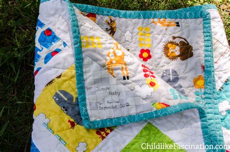 Jungle Baby Quilt - Childlike Fascination