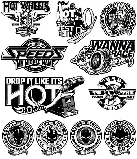 Hot Wheels - Design and Branding by Dan Janssen | Hot wheels, Sticker design, Typography logo