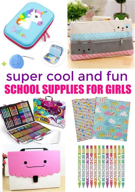 School Supplies for Girls - Mess for Less