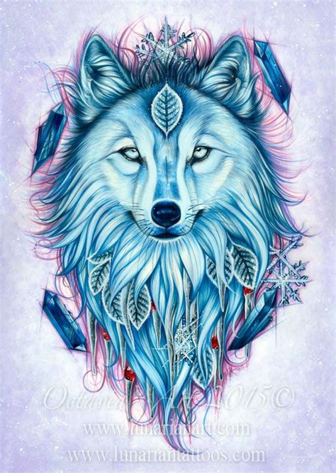 Winter Wolf - Wolf Art - Wolf Symbolism - Giclée Archival Print | Wolf ...