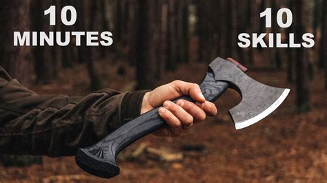 10 Bushcraft Axe Skills in 10 Minutes - Get All Camping