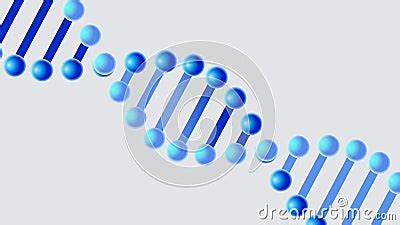 DNA Strand Animation, 3D Rendered Looping Animation of Rotating DNA Strand Animation Stock ...