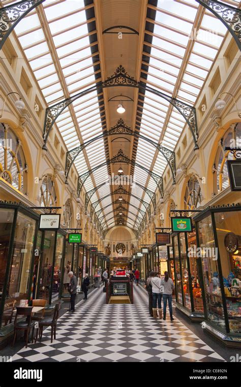 Royal Arcade Melbourne Australia Stock Photo - Alamy