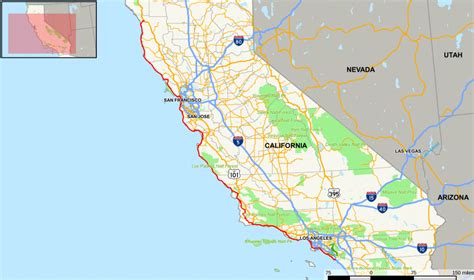 California Highway 1 Map Pdf | Free Printable Maps