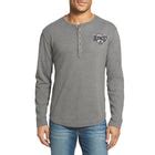 Los Angeles Kings - Chest Logo Primo Adult Henley Long Sleeve T-Shirt ...