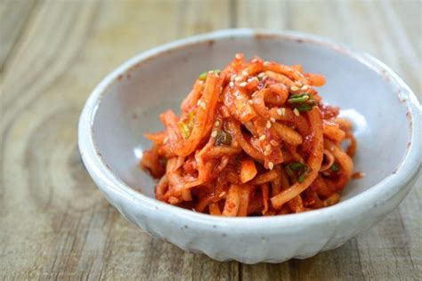 Musaengchae (Korean Spicy Radish Salad) | Recipe | Radish salad, Side ...