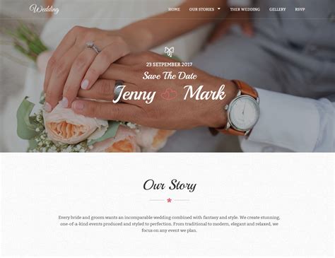 28+ Free HTML Wedding Website Template Options For 2020