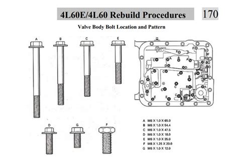 4l60e valve body check ball diagram Ball bearing in pan