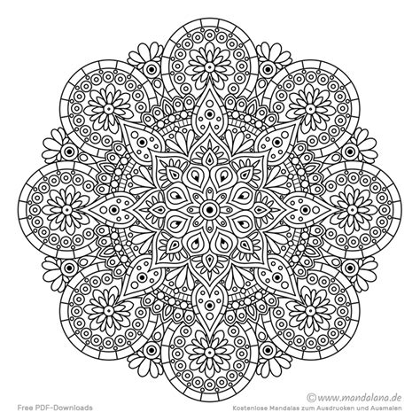 47+ Sehr Schwierige Mandalas Zum Ausmalen