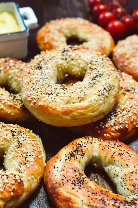 Montreal Style Bagels ciaochowbambina.com | Montreal style bagels, Montreal bagels recipe, Recipes