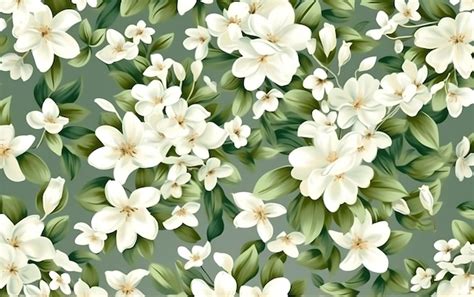 Premium AI Image | blossom background vector green