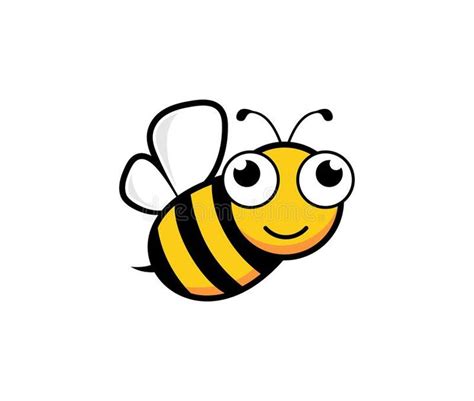 Cute honey bee mascot character vector logo design inspiration. Cute honey bee m #Sponsored , # ...