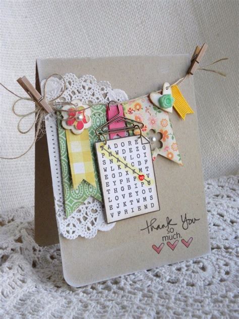 tarjeta con adornos Cool Cards, Diy Cards, Karten Diy, Beautiful ...