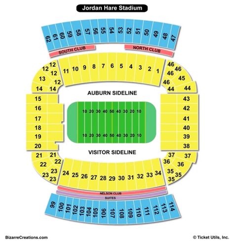 Jordan-Hare Stadium Seating Chart | Seating Charts & Tickets