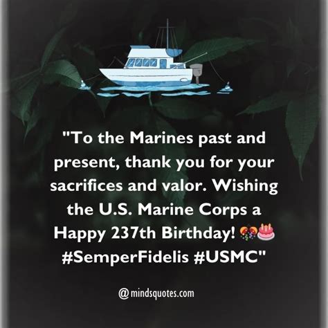 50 Marine Corps Birthday Quotes, Wishes, Messages & Captions