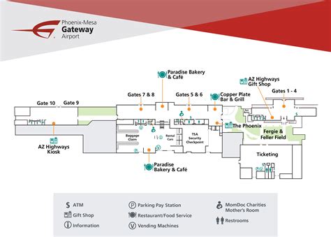 Phoenix Airport Terminal Map