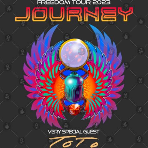 Journey Rock Band 2023 Tour T Shirt