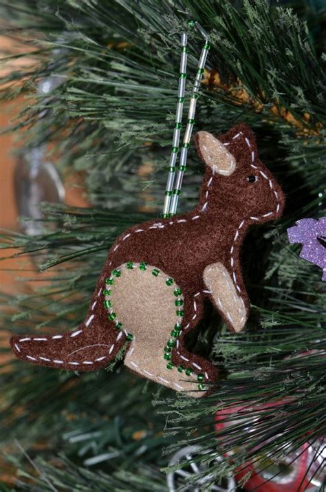 Unique Australian Christmas Decoration Kangaroo by C3Creativity, $8.50 | Australian christmas ...