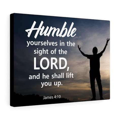 Scripture Walls Humble Yourselves in The Lord James 4:10 Bible Verse ...