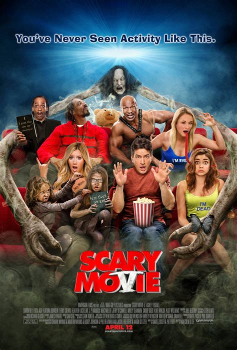 Hot Chicks, Charlie Sheen Crowd the Scary Movie 5 Poster - IGN